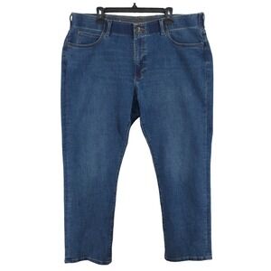 Lee Jeans Mens 40x30 Extreme Motion MVP Athletic Fit Medium Dark Wash Stretch